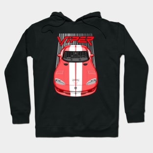 Viper SR II-1996-2002-red and white Hoodie